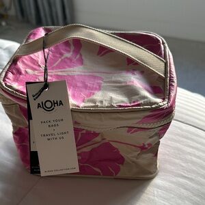ALOHA Collection Pink and Cream Cabin Crew Bag